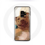 &Uuml;mbris Samsung Galaxy S9 Ameerika pitbullterjeri pruunile