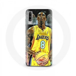 Coque pour Samsung Galaxy A50 Kobe Bryant Dunk lakers 8 NBA Noir