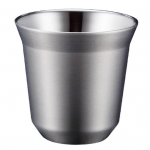 86 ml kahekihiline t&otilde;hus kohvitass roostevabast terasest praktiline kuumakindel veetass Home h&otilde;be