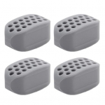 4 tk silikoonist l&otilde;ualuu treenija, kaasaskantav meeste naiste n&auml;olihaseid kujundav l&otilde;ualuu tugevdav jawline Shaper treener hall