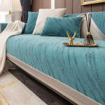 Diivanipadi Four Seasons Universaalne High Sense libisemiskindel padi Lihtne Moodne Kerge Luksuslik Nahast Diivani Katte Riidest seljatoe r&auml;tik 70*70cm