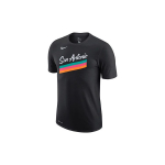 Nike NBA Dri-FIT CE Logo San Antonio Spurs Graafiline Korvpalli T-s&auml;rk Meeste Topid Must CT9846-010 S