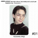 ATEEZ 9. minialbum THE WORLD EP.2 OUTLAW Platform Ver Official Photocard 1 2 3 Yeosang - Photocard1 #1