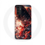 Coque Samsung Galaxy A14 5G One piece Luffy &eacute;nerv&eacute; art manga anime