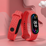 Silikoonist punutud sooloaasa k&auml;ev&otilde;ru Xiaomi Mi Band 7 randme kiirasenduseks m&otilde;eldud sportlikule nutikellale Correa NFC Miband 4 5 6 rihmale For Mi Band 3 4