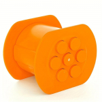 K&ouml;&ouml;k DIY v&auml;ike t&ouml;&ouml;riist hot dogi valmistaja, liharibade ekstruuder, nuudli lihapallide kiire protot&uuml;&uuml;pimine oranž