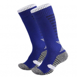 1 paar k&auml;ter&auml;tikut jalatsi sokid, libisemisvastased, niiskust eemaldavad, venivad lapsed, poisid, t&uuml;drukud, sport, jooksud jalgpall, surumispadi, pikad torusokid sinine