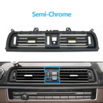 Keskkonsooli Armatuurlaua Kliimaseadme AC &Otilde;huv&otilde;re Paneel BMW 5. Seeria F10 F11 F18 520i 523i 525i 528i 535i jaoks Semi chrome
