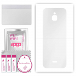 apgo Ultra Clear Protective Skin Sticker for the back compatible with Nokia 6300 4G, Wrap Film, Hydrogel Film, Flexible, Soft TPU with positioning lay