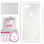apgo MATTE Protective Skin Sticker for the back compatible with ZTE nubia Z18, Wrap Film, Hydrogel Film, Flexible, Soft TPU with positioning layer eas