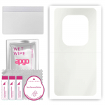 apgo MATTE Protective Skin Sticker for the back compatible with Tecno Phantom X2 pro, Wrap Film, Hydrogel Film, Flexible, Soft TPU with positioning la