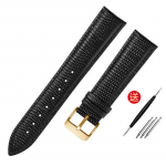 sisaliku mustriga ehtsast nahast kellarihm 15mm 20mm 21mm kellak&auml;ev&otilde;ru movado seagull rihm Lihtne stiilne k&auml;ekellarihm 15mm