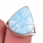 Natural Republic Larimar v&auml;&auml;riskivi 925 prooviga h&otilde;be ehted s&otilde;rmus suurus 6.5 P9Z45