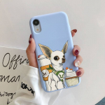 Chihuahua koera telefoni&uuml;mbris iPhone 11 12 13 Mini Pro Xs Max 8 7 6 6S Plus X XR jaoks, &uuml;hev&auml;rviline kommiv&auml;rvi &uuml;mbris iphone 6 6s