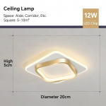 Kaasaegne LED Koridori Laelamp L&uuml;hter Vahek&auml;igu R&otilde;du Trepihalli Magamistoa Vannitoa Sisevalgustid L&uuml;hter Warm White