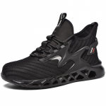 Hingavad meeste t&ouml;&ouml;kaitsejalatsid Purunemisvastane terasest ninakork T&ouml;&ouml;saapad Ehitus h&auml;vimatud t&ouml;&ouml;tossud Meeste jalan&otilde;ud 36