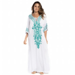 Naiste suures suuruses Beach Cover Up P&uuml;hade seelik Tikitud seelik Bikiinid Cover Up One Size valge