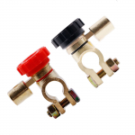 L auto aku l&uuml;liti, 2 tk klemmid, pealahutusl&uuml;liti, aku eraldusl&uuml;liti, reguleeritav nurk, sobib 15-17 mm auto aku peaga 5.8*3.3*3cn,2Pcs punane/must