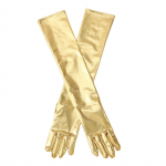 Metallic Gloves &Ouml;&ouml;klubi Tantsukindad J&otilde;ulupeo Aksessuaar T&auml;iss&otilde;rme venivad kindad ooperikontserdi jaoks valge