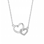 ins tuul blokeeriv s&uuml;da blokeeriv kaelakee naine armastus rangluu kett teemant ripats magus kingitus t&uuml;druks&otilde;ber s&otilde;branna