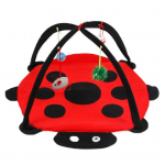 Kassi m&auml;ngumatt Multifunktsionaalne kokkupandav mugav hingav pestav &uuml;lipehme universaalne 4 rippuv m&auml;nguasi lemmiklooma kassipoja v&otilde;rkkiik Lemmikloomatarbed punane