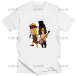 Beavis Butthead Naljakas Tr&uuml;kiga T-s&auml;rk Unisex Pikendatud T-s&auml;rk Koomiks Punk Unisex Topid Meeste Suvine Moes&auml;rk Hipster Streetwear L