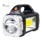 Kaasaskantav p&auml;ikeseenergia taskulamp k&auml;epidemega USB-taaslaetav 7 režiimi k&otilde;rge luumenusega IPX5 veekindel LED-t&ouml;&ouml;valgusti matkalamp kuldne