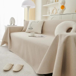 T&auml;iustatud veekindel nelja hooaja universaalne diivanikate elutuppa, telkimiseks, piknikuks, suur tekk, vaba aja veetmiseks, l&otilde;&otilde;gastumiseks, r&auml;tik 190x130cm1pcs beige