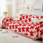 Puud Jacquard diivani r&auml;tik &Scaron;enill Diivani kate tuttidega Multifunktsionaalne kate Igal hooajal Tekk praktiline ja mitmek&uuml;lgne 180x130cm1pcs