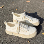 Canvas Kingad Naiste uued kevad- ja s&uuml;gisjalatsid Originaal vabaaja lauajalatsid Valgete kingade mitmek&uuml;lgne versioon 35