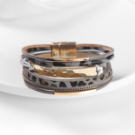 Nelja stiili v&otilde;luvad leopardi k&auml;ev&otilde;rud naistele teismelistele t&uuml;drukutele mitmekihilised laiad loomade gepardprinteriga nahast &uuml;mbrisega k&auml;ev&otilde;ru ehted