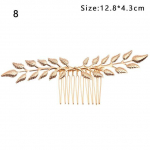 1 tk Korea kullast lehtedest p&auml;rg, vintage p&auml;rlpulm, tiaara peapael, lehtedest k&auml;ev&otilde;ru, naiste t&uuml;drukute juuksekroon pruudijuuste aksessuaarid