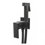 Mattmust messingist bideesegisti Massingist bideesegisti Muslim Ducha Higienica kuuma ja k&uuml;lma vee segistiga WC-segistid Brass must