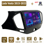 Android Carplay autoraadio Lada Vesta 2015-2022 jaoks Multimeediam&auml;ngija Peaseade Stereo GPS Navigatsioon BT WIFI 2+32GB 1+16GB
