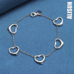 925 Sterling H&otilde;be Viie S&uuml;damega K&auml;ev&otilde;ru Moodsad Pulmaehted 20CM