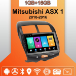 Autoraadio Android Auto Carplay Mitsubishi ASX 1 2010-2016 jaoks Multimeediapleier Peak Unit Stereo GPS-navigatsioon BT WIFI 1+16GB 1+16GB orange