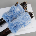 Talvine ehtsast karusnahast Golve naistele &otilde;ues soe 100% p&auml;ris rex k&uuml;&uuml;liku karusnahast kindad koo paks naturaalne pehme rex j&auml;nese karusnahast labakindad 20CM