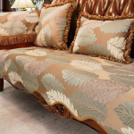 Euroopa stiilis reljeefne diivanipadi seljatoe r&auml;tik Four Season universaalne libisemisvastane diivanir&auml;tikud Wave Edge žakaarv&auml;rvi diivani kate 48x55cm 1pcs