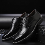 Meeste Klassikalised Retro Ehtsa Nahast Brogue Kingad Meeste Paeladega T&ouml;&ouml;- ja &Auml;rikingad Meeste Pulmapeo Oxfords EU SUURUS38-48 38
