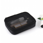 Must v&otilde;rgust naiste meigikotid Reisi Neceseri tualett-tarvete komplekt kosmeetikavahendite pesukoti meigikorraldaja V&auml;ike suur meigikott S