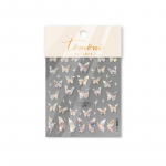 Shell Light Butterfly Nail Art kleebis DIY Loovate dekoratiivkleebiste valmistamine to3638