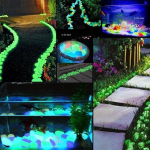 Galet Lumineux - Eli - Mitmev&auml;rviline - Dekoratsioon Jardin - Dekoratsiooniakvaarium - Mittetoksiline