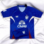 Retro Vintage TAILAND Jalgpall S&auml;rk Rahvuslik F&auml;nnis&auml;rk Kiiresti Kuivav S&auml;rk &Uuml;mara Kaelusega Tr&uuml;kiga Pol&uuml;ester L&uuml;hikeste Varrukatega Vorm Sport Vaba&otilde;hu M