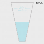 10 tk &uuml;he roosi varrukad Lillede pakkimiskott kimpude pakendikotid l&auml;bipaistvad tsellofaanist lille&uuml;mbrised s&otilde;brap&auml;evaks A1