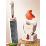 Meat Slice Tool Home Cooking Thickness Adjustable 2 or 4 mm for Beef Mutton grey hall