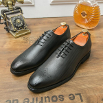 Moodsad Nahast &Auml;ri Formaalsete Kingade 2024 uus brogue Klassikalised Itaalia Vabaaja Kleitkingad Meeste Elegantne Kontori Formaalne Oxfords Kingad mehed 6.5