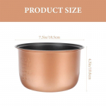 Riisikeetja poti vahetus 2L riisikeetja Sr Df101 sisemine pott, mittekleepuv riisi keedupott Vahetage vooderdusanuma vahetus kuldne