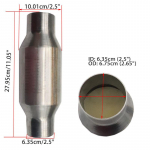 Universaalne katal&uuml;&uuml;smuundur, 400 elemendiga suure vooluhulga summuti &uuml;mmargune roostevabast terasest Euro 1 standardsed autotarvikud