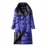 Kahepoolne pikk sulejope kevad-s&uuml;gisene turtlene kaelusega valge pardi sule soojad pargid Must kuldhall helesinine roheline valge S-5XL L