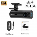 4K WIFI Mini Dash Cam auto DVR eesmine ja tagumine videosalvesti koos Night Vision 24H parkimiskaamera monitoriga Black Box autotarvikud 4K Dash Cam+WiFi